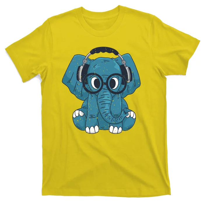 Elephant With Glasses T-Shirt