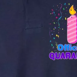 Eleven Officially A Quarantween Birthday Softstyle Adult Sport Polo