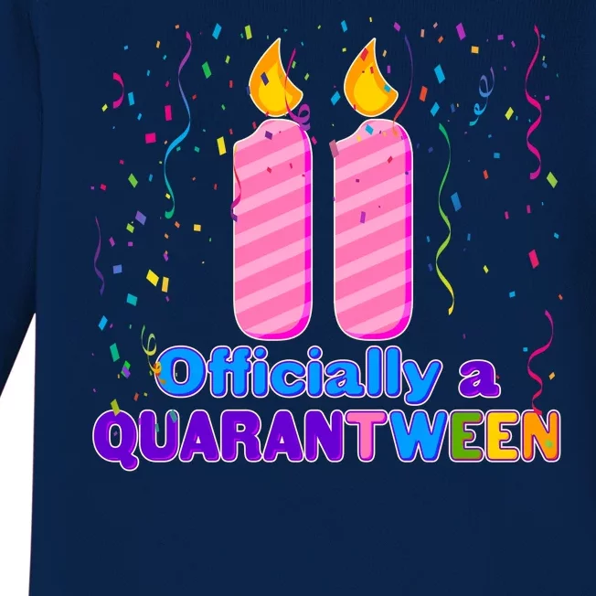 Eleven Officially A Quarantween Birthday Baby Long Sleeve Bodysuit