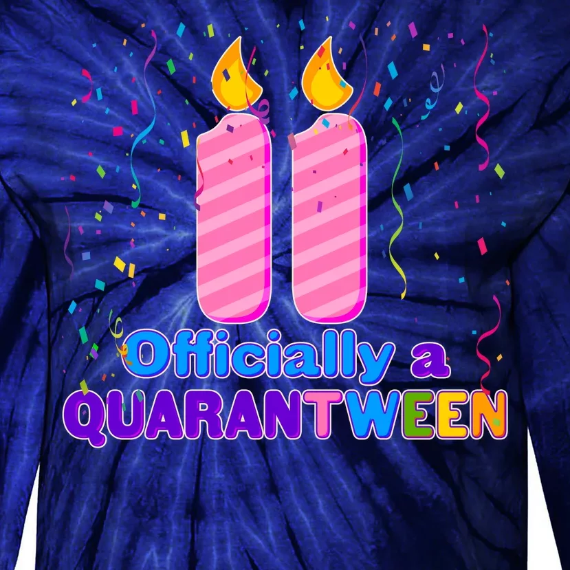 Eleven Officially A Quarantween Birthday Tie-Dye Long Sleeve Shirt