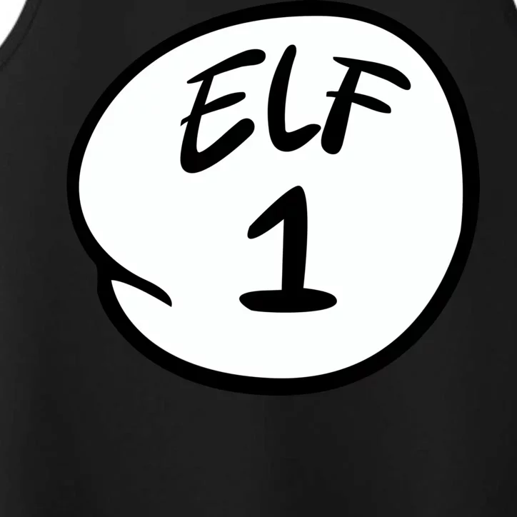 Elf 1 2 3 4 5 Custom Number Personalize Performance Tank