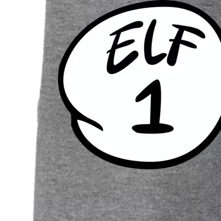 Elf 1 2 3 4 5 Custom Number Personalize Doggie 3-End Fleece Hoodie