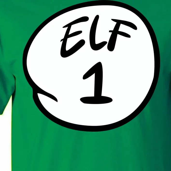 Elf 1 2 3 4 5 Custom Number Personalize Tall T-Shirt