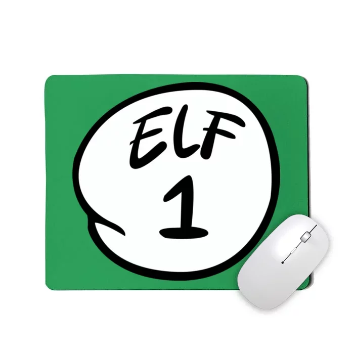 Elf 1 2 3 4 5 Custom Number Personalize Mousepad