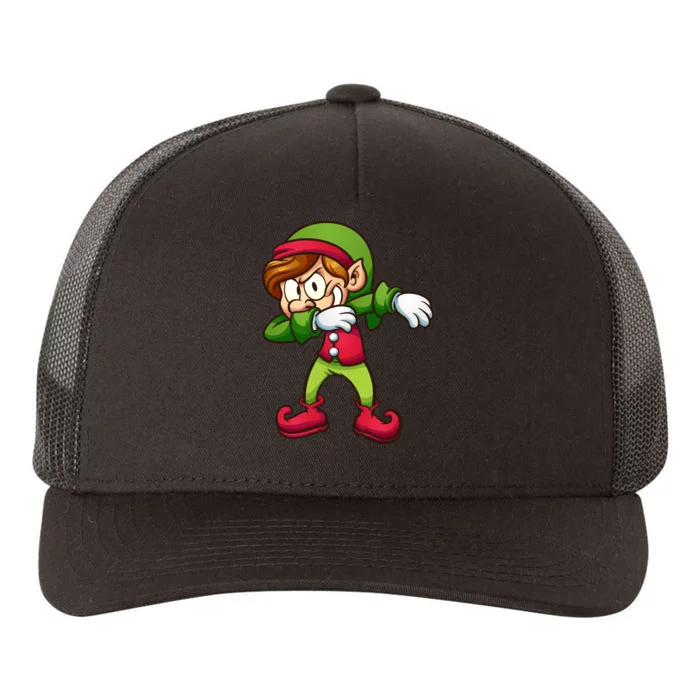 Elf Dabbing Yupoong Adult 5-Panel Trucker Hat