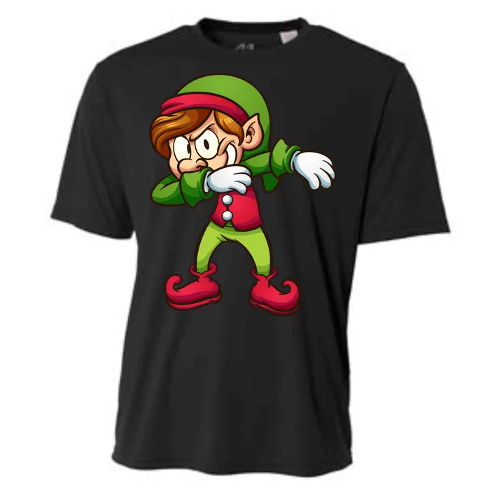 Elf Dabbing Cooling Performance Crew T-Shirt