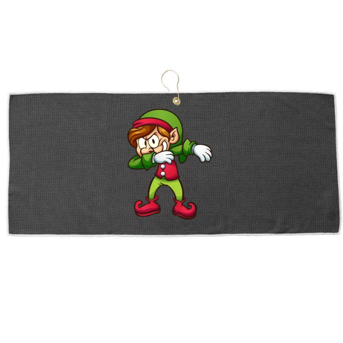 Elf Dabbing Large Microfiber Waffle Golf Towel