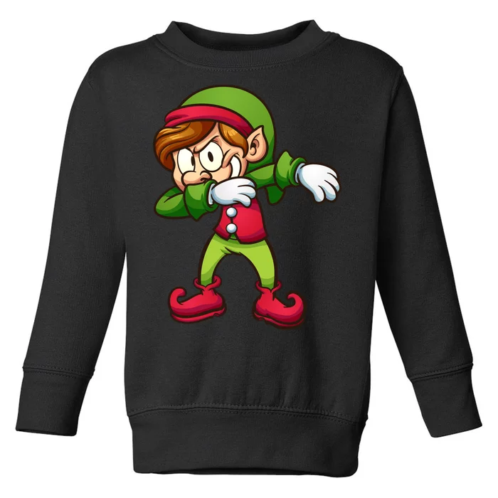 Elf Dabbing Toddler Sweatshirt