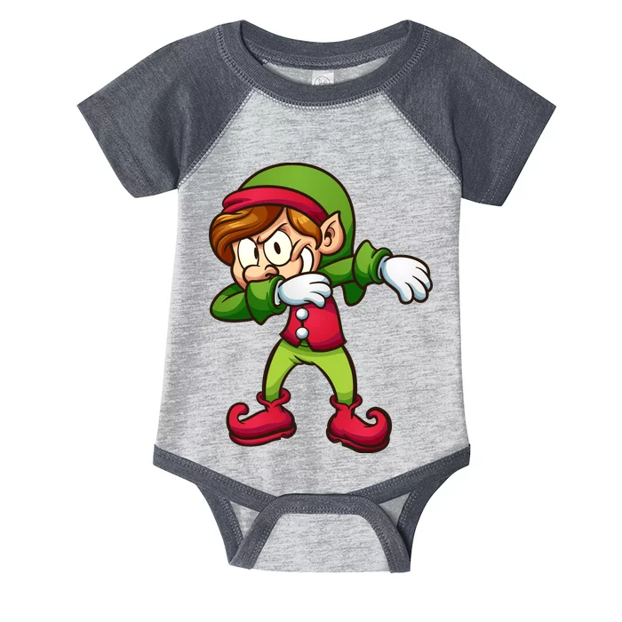 Elf Dabbing Infant Baby Jersey Bodysuit