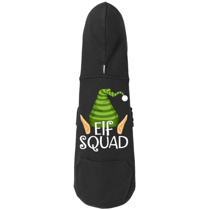 Elf Squad Christmas Doggie 3-End Fleece Hoodie