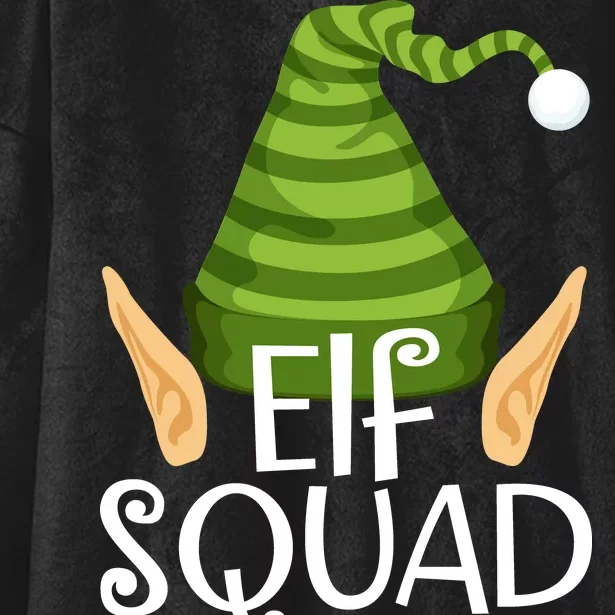 Elf Squad Christmas Hooded Wearable Blanket