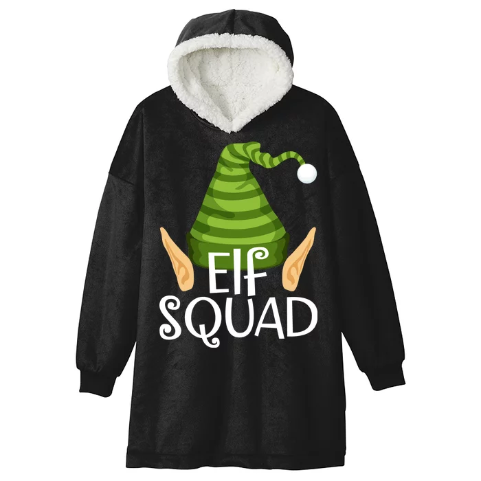 Elf Squad Christmas Hooded Wearable Blanket