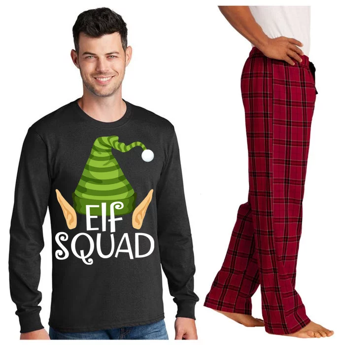 Elf Squad Christmas Long Sleeve Pajama Set