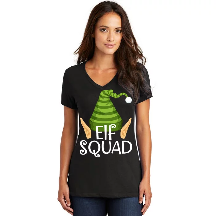 Elf Squad Christmas Women's V-Neck T-Shirt