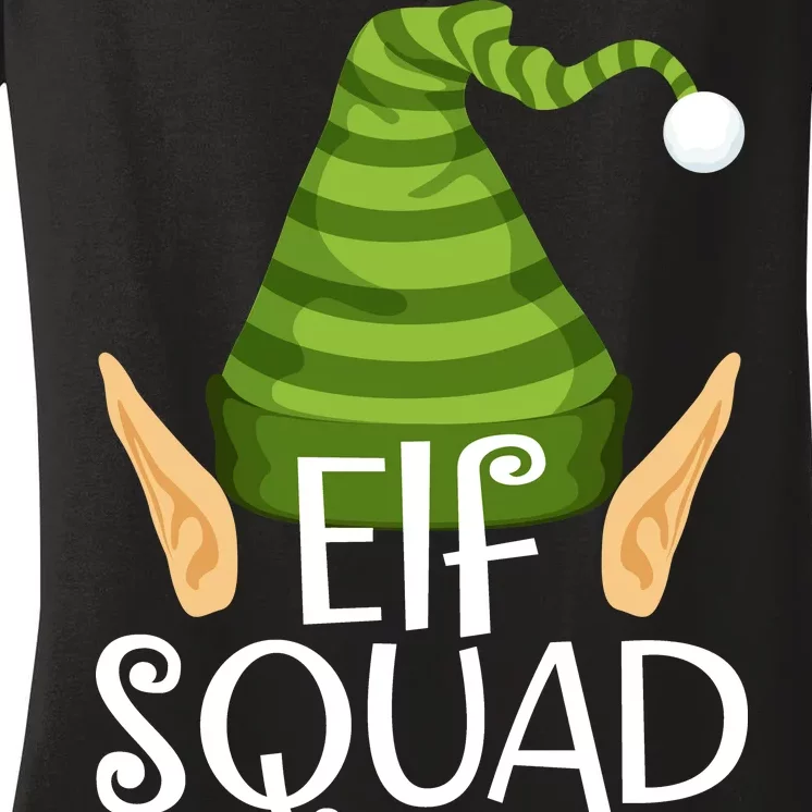 Elf Squad Christmas Women's V-Neck T-Shirt