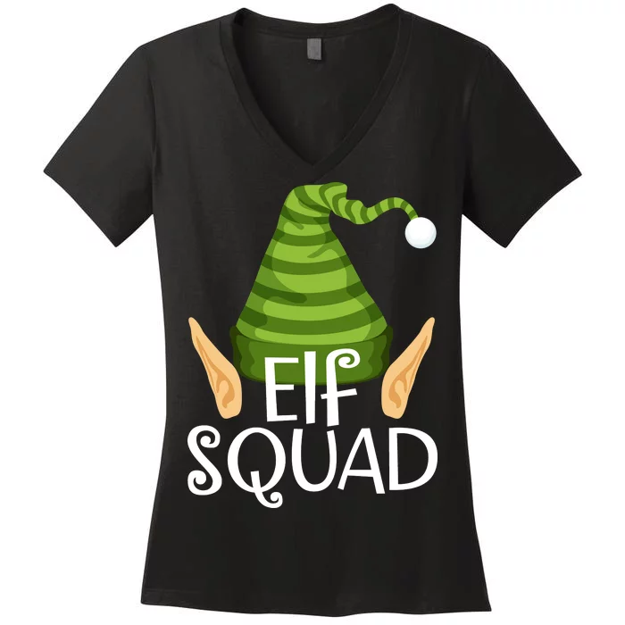 Elf Squad Christmas Women's V-Neck T-Shirt