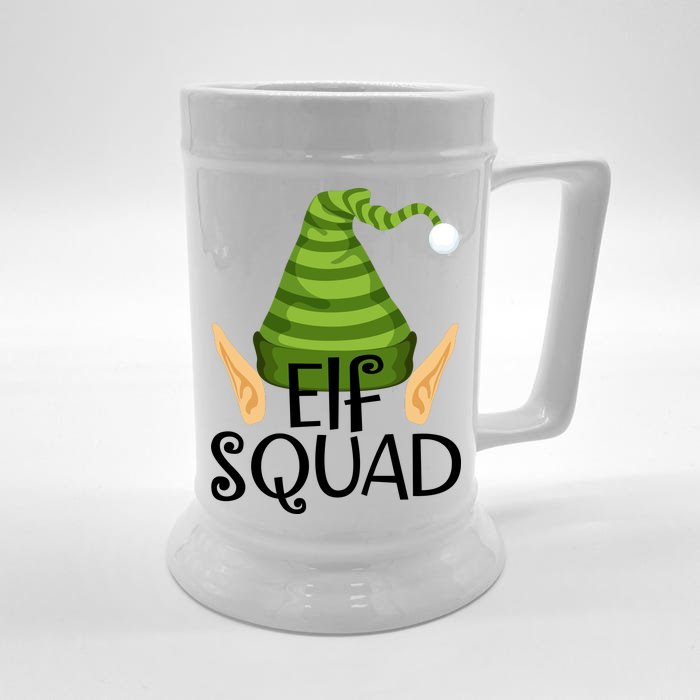 Elf Squad Christmas Front & Back Beer Stein