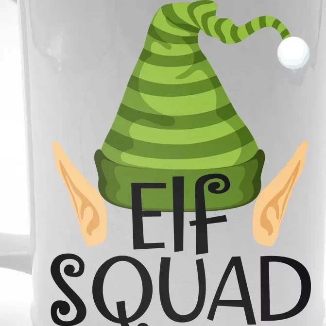 Elf Squad Christmas Front & Back Beer Stein