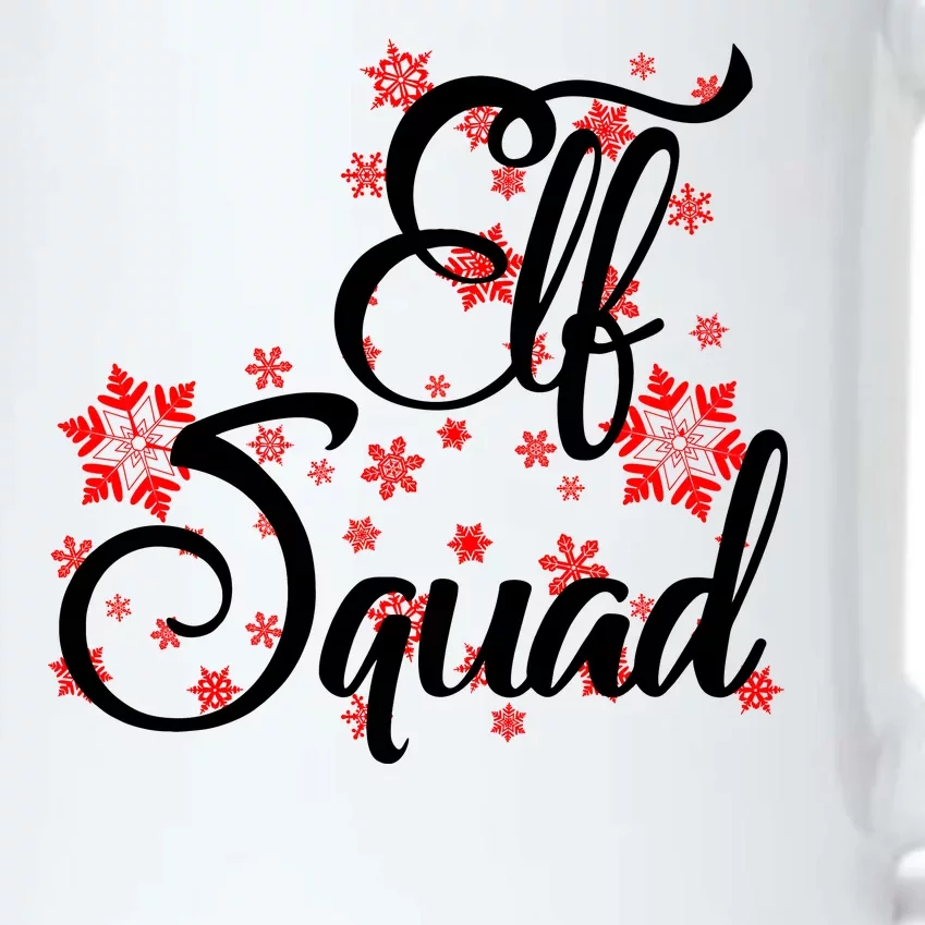 Elf Squad Funny Christmas Elf Black Color Changing Mug