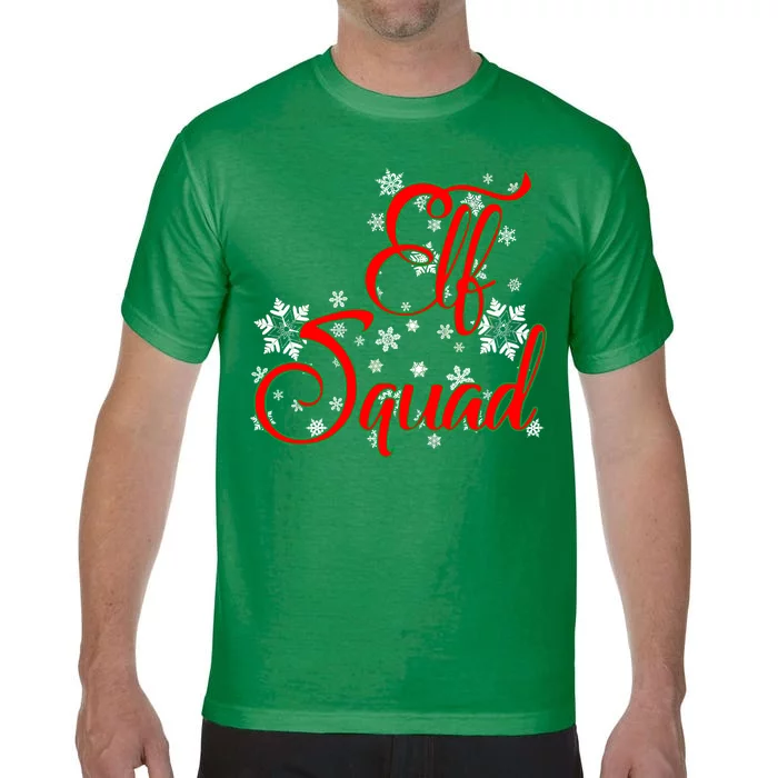 Elf Squad Funny Christmas Elf Comfort Colors T-Shirt