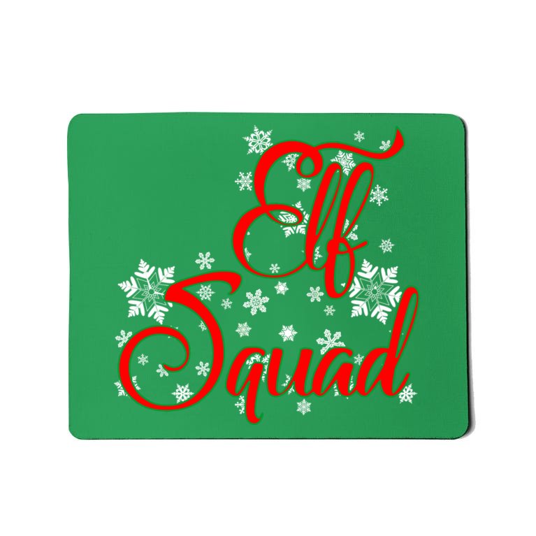 Elf Squad Funny Christmas Elf Mousepad