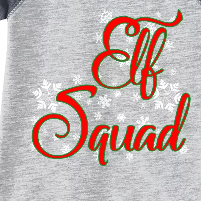 Elf Squad Funny Christmas Elf Infant Baby Jersey Bodysuit