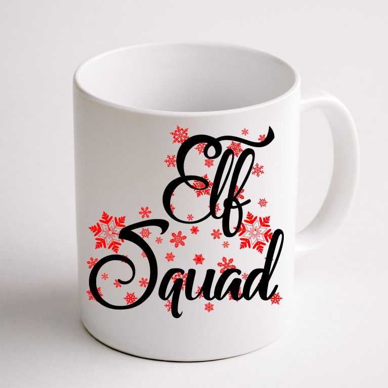 Elf Squad Funny Christmas Elf Coffee Mug