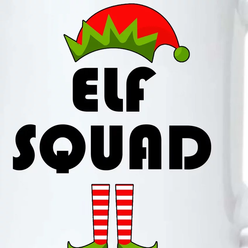 Elf Squad Funny Christmas Elves Black Color Changing Mug