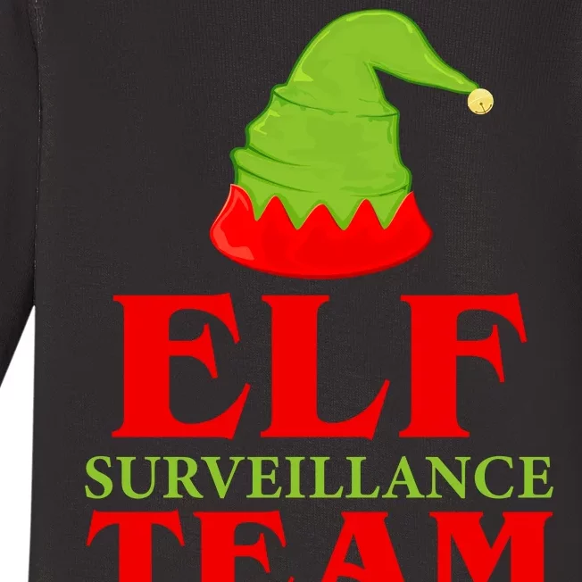 Elf Surveillance Team Baby Long Sleeve Bodysuit