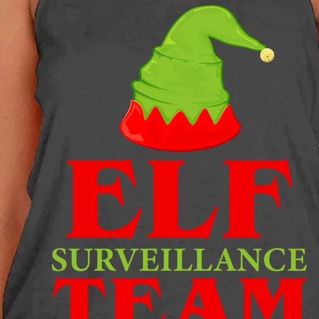 Elf Surveillance Team Women's Knotted Racerback Tank