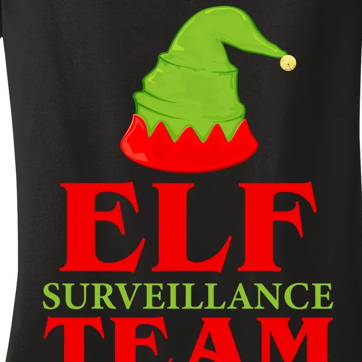 Elf Surveillance Team Women's V-Neck T-Shirt