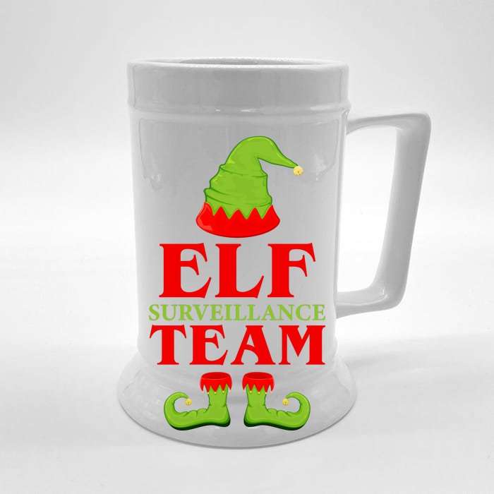 Elf Surveillance Team Front & Back Beer Stein