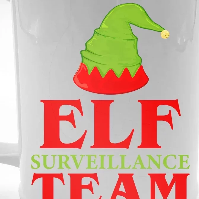 Elf Surveillance Team Front & Back Beer Stein