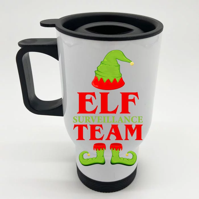 Elf Surveillance Team Front & Back Stainless Steel Travel Mug