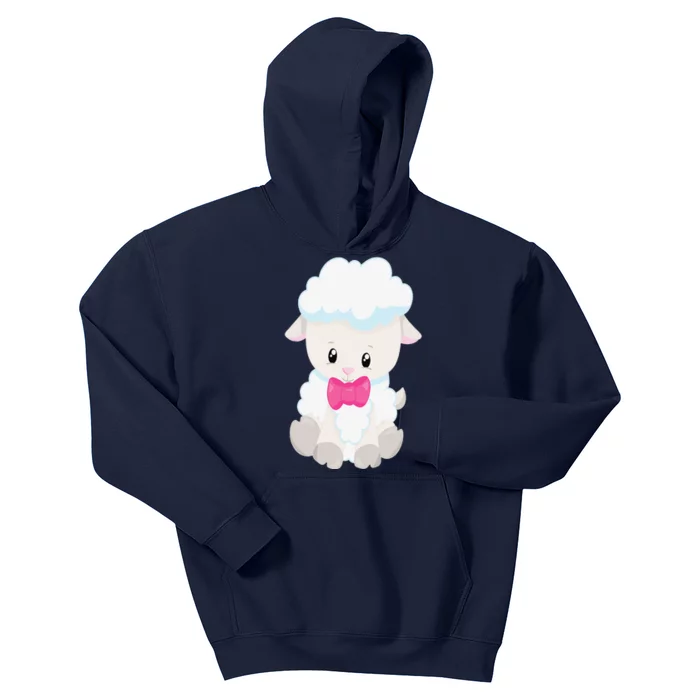 Easter Lamb Fluffy Sheep School Teacher Mom Kids Hoodie