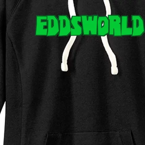 Eddsworld Logo Greenlime Women's Fleece Hoodie