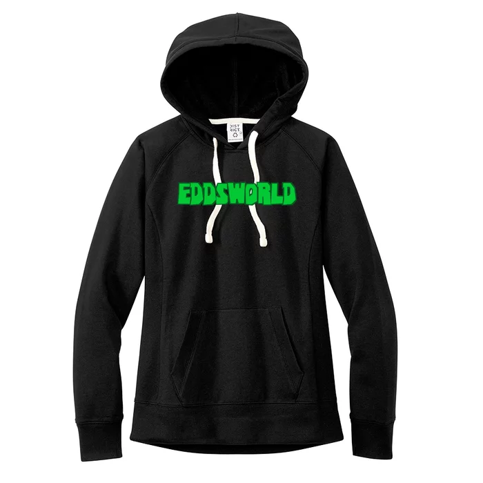 Eddsworld Logo Greenlime Women's Fleece Hoodie