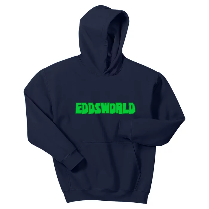 Eddsworld Logo Greenlime Kids Hoodie