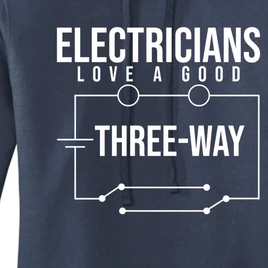 Electrician Love Good Three Way Sparky Wires Meaningful Gift Women's Pullover Hoodie