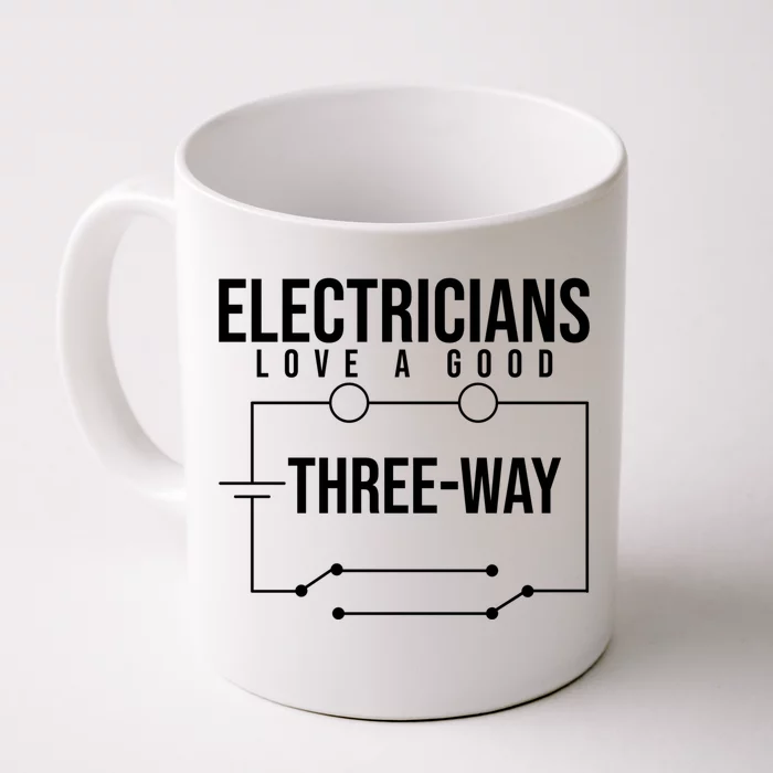 Electrician Love Good Three Way Sparky Wires Meaningful Gift Front & Back Coffee Mug