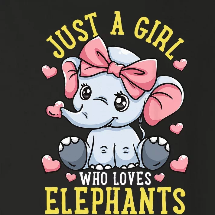 Elephant Lover Gift Just A Who Loves Elephants Toddler Long Sleeve Shirt