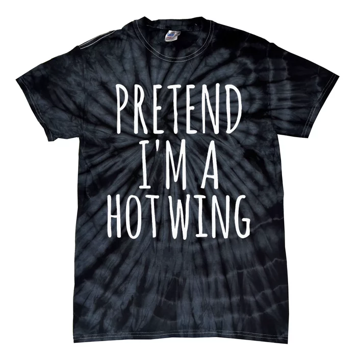 Easy Lazy Halloween PRETEND IM A HOT WING Costume Chicken Tie-Dye T-Shirt