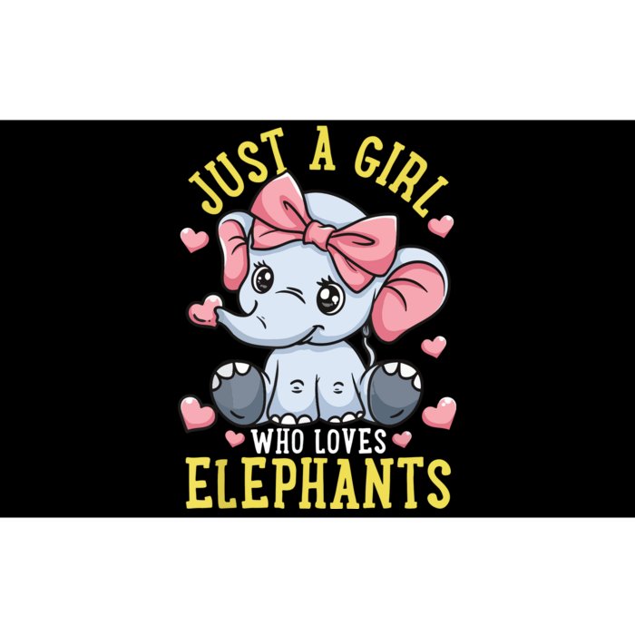 Elephant Lover Just A Who Loves Elephants Bumper Sticker