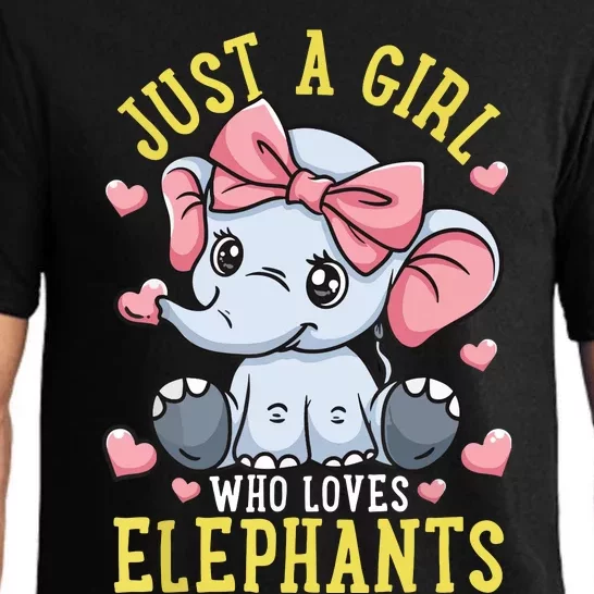 Elephant Lover Just A Who Loves Elephants Pajama Set