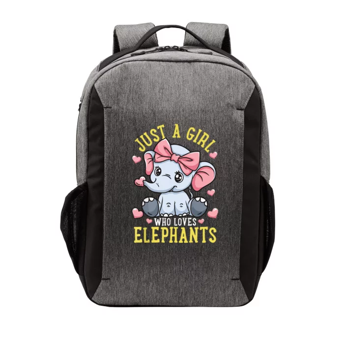 Elephant Lover Just A Who Loves Elephants Vector Backpack