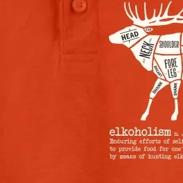 Elkoholism Elk Hunting Dry Zone Grid Performance Polo