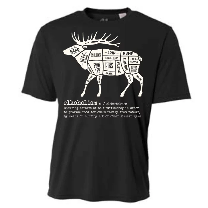 Elkoholism Elk Hunting Cooling Performance Crew T-Shirt