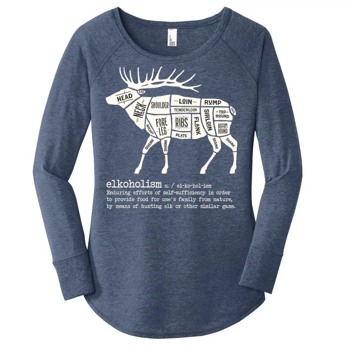 Elkoholism Elk Hunting Women's Perfect Tri Tunic Long Sleeve Shirt