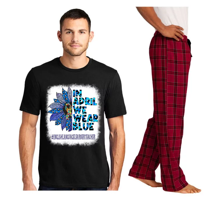 English Language Learner Teacher In April We Wear Blue Gift Pajama Set