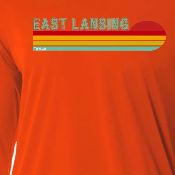 East Lansing Michigan Cooling Performance Long Sleeve Crew